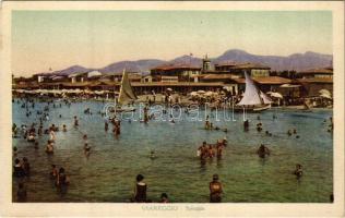 Viareggio, Spiaggia / beach, bathers (EK)