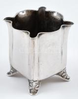 Ezüst (Ag) szecessziós vázácska, jelzett, m: 8 cm, nettó: 98,6 g