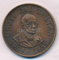 DN Örösi Pál Zoltán 1904-1986 / Hungary - Hungaronektár - Budapest kétoldalas bronz emlékérem (42,5mm) T:1- patina