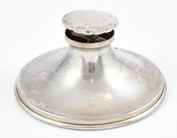 Ezüst (Ag) asztalközép talapzat, jelzett, d: 13 cm; 112,6 g