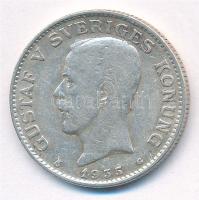 Svédország 1935G 1Kr Ag V. Gusztáv T:2-  Sweden 1935G 1 Krona Ag Gustaf V C:VF Krause KM#786