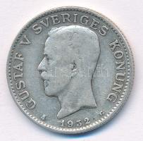 Svédország 1932G 1Kr Ag V. Gusztáv T:2-,3  Sweden 1932G 1 Krona Ag Gustaf V C:VF,F  Krause KM#786