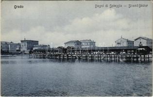 Grado, Bagni di Spiaggia / Strand-Bäder / beach, bath (EK)