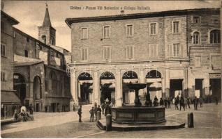 Urbino, Piazza VIII Settembre e Collegio Raffaello / square, cinema