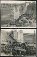 1931 A Biatorbágyi merénylet helyszínén készült két fotó 11x8 cm