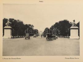 cca 1920-25 Párizs, Versailles, Fontainebleau, Saint-Germain, Malmaison, Chantilly, 54 fotogravűr so...