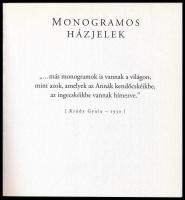 Monogramos házjelek. Tandem Grafikai Stúdió Anno sorozata. Bp.,én.,Tandem Grafikai Stúdió. Gazdag ké...