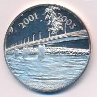 2003. Vegyépszer - Szent László-híd Szekszárd ezüstözött fém emlékérem (42mm) T:1- (eredetileg PP) patina