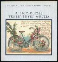 A bicziklizés tekervényes múltja. Tandem Grafikai Stúdió Anno sorozata. Bp.,én.,Tandem Grafikai Stúdió. Gazdag képanyaggal illusztrált. Kiadói papírkötésben.