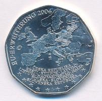 Ausztria 2004. 5E Ag Az EU bővítése T:1  Austria 2004. 5 Euro Ag Enlargement of the European Union C:UNC Krause KM# 3122