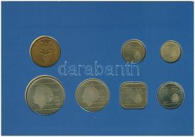 Aruba 1987. 5c-2 1/2Fl (6xklf) + "Aruba" emlékérem forgalmi sor sérült karton dísztokban T...