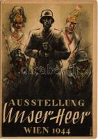 1944 Ausstellung Unser-Heer Wien. Veranstaltet vom Wehrkreiskommando XVII Wien-Neue Hofburg / WWII German propaganda s: Unger