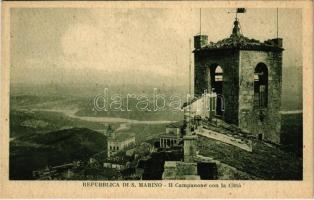 San Marino, Il Campanone con la Citta / bell tower