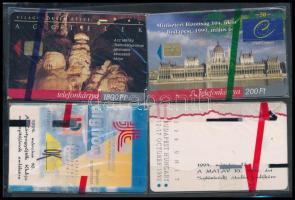 1994-1999 4 db klf kis példányszámos alkalmi telefonkártya, 200-2000 példányos