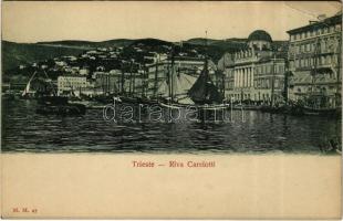 Trieste, Trieszt; Riva Carciotti / port (EB)