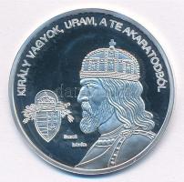DN "Nemzetünk nagyjai - Szent István" Ag emlékérem tanúsítvánnyal (10,37g/0.999/35mm) T:PP