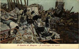 1908 Messina, il disastro, al salvataggio dei sepolti / after the earthquake, rescue of the buried (fa)