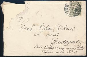 1913.XI.18., Bp., Ágai Adolf ( Rosenzweig Adolf 1836-1916) autográf levele Gerő Ödön (1863-1939) műv...