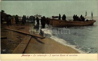 1908 Messina, la catastrofe, I marinai Russi al soccorso / after the earthquake, Russian sailors to the rescue