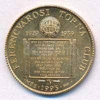 Bognár György (1944-) 1993. "MÉE - Ferencvárosi Torna Club FTC IV. - 1929-1939" fényezett,...