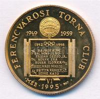 Bognár György (1944-) 1995. "MÉE - Ferencvárosi Torna Club FTC VI. - 1949-1959" fényezett,...