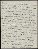 1907.okt. 26 Jászai Mari (1850-1926) színésznő autográf levele Gerő Ödön (1863-1939) művészeti újság...
