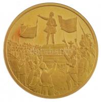 2015. "Nemzetünk forradalmai / Nemzeti Dal" Au emlékérem dísztokban (2,03g/0.585/18mm) T:1...