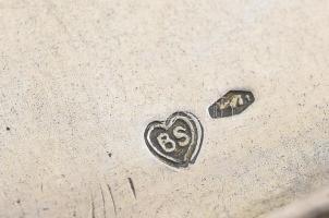 Ezüst (Ag) cigarettatárca 155,4 g 12x8 cm