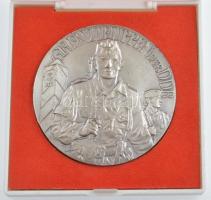 NDK ~1970. "A Német Demokratikus Köztársaság Határőrsége" kétoldalas, ezüstözött fém emlék...