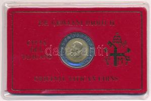 Vatikán 1991. 500L bimetál "II. János Pál" T:1- Vatican 1991. 500 Lire bimetallic "Joha Paul II" C:AU Krause KM#233