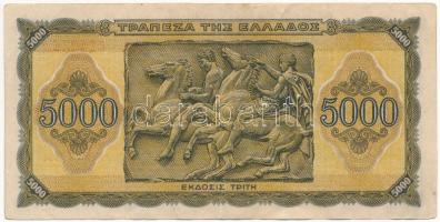 Görögország / Német-olasz megszállás 1943. 5000D T:III
Greece / German-Italian occupation 1943. 500...