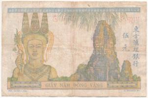 Francia Indokína 1946. 5p T:III
French Indo-China 1946. 5 Piastres C:F
Krause P#55