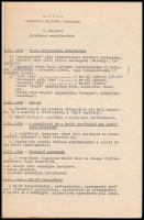 1969 Hajózási szabályzat kivonata. Kiadja a KPM Hajózási Főosztály Hajózási és Kikötői Felügyelete (...