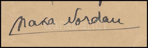 1927.XI.27.Bp. Maxa Nordau (1897-1993) francia-zsidó festőművész levele Gerő Ödön (1863-1939) művész...