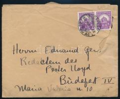 1927.XI.27.Bp. Maxa Nordau (1897-1993) francia-zsidó festőművész levele Gerő Ödön (1863-1939) művész...