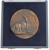 Czinder Antal (1937-) 1989. "Füst Milán / Füst Milán Fordítói Díj" kétoldalas, öntött bron...