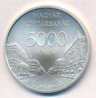 2009. 5000Ft Ag "Világörökség helyszínek: Budapest" tanúsítvánnyal, tájékoztatóval T:BU
A...