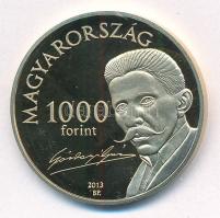 2013. 1000Ft Cu-Ni-Zn "Egri csillagok" tájékoztató lappal T:PP