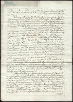 Hollósy Somogyi és Laky családok nemességi ügyében hozott Komárom vármegyei közgyűlési hiteles határ...