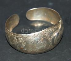 Dekoratív, art deco női ezüst karperec 21g a századfordulóról