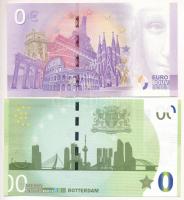 Európa 2018-2021. 2xklf 0E szuvenír bankjegy T:I  Europe 2018-2021. 2xdiff 0 Euro souvenir banknote C:UNC