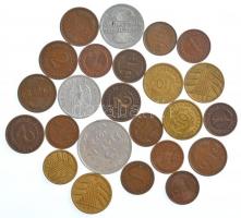 Németország / Weimari Köztársaság 24db vegyes fémpénz T:vegyes Germany / Weimar Republic 24pcs of mixed coins C:mixed