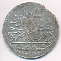 Oszmán Birodalom 1782. (1187/10) Altmislik Ag (26,86g) T:3 korr., anyaghiány
Ottoman Empire 1782. (...