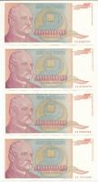 Jugoszlávia 1993. 500.000.000.000D (5x) + 1993. 500.000.000.000D (3x) pótkiadás "ZA" betűj...