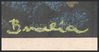 B. Altai Ilona (?-): Brazília. Pasztell, papír, jelzett, lap teteje kartonra kasírozva, 29×22,5 cm