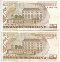 Ausztria 1986. 20Sch (2x) T:III 
Austria 1986. 20 Schilling (2x) C:F
