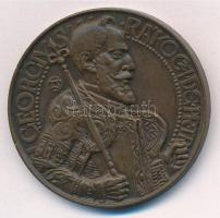 Tóth Sándor (1933-) 1983. "MÉE Hajdú-Bihar Megyei szervezete / II. Rákóczi György" bronz e...