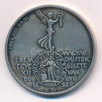 Szolláth György (1927-) / Vadász György (1924-1997) 1982. MÉE XII. Vándorgyűlése - Szombathely / Marcus Aurelius ezüstpatinázott bronz emlékérem (42,5mm) T:1- Adamo SH1