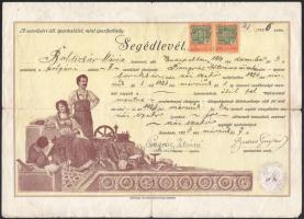 1926-1948 6 db irat okmánybélyegekkel + 2 db emléklap