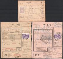 1926-1948 6 db irat okmánybélyegekkel + 2 db emléklap